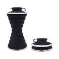 500ML Silicone Foldable Leak Proof Portable Sports Travel Water Bottles For Outdoor