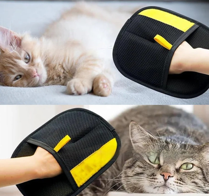 Pet hair remover gloves
